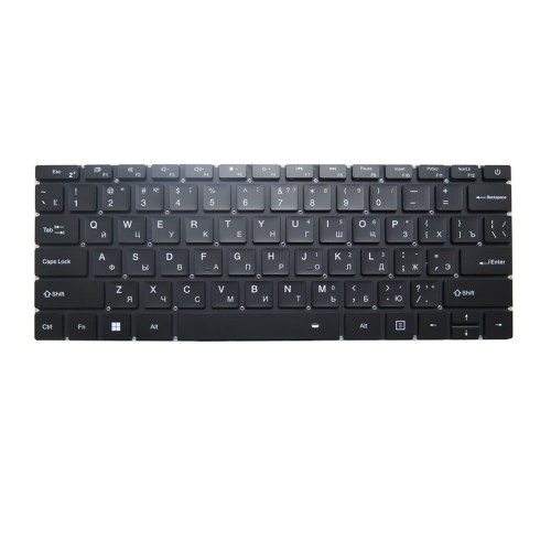 Laptop Backlit Keyboard For OSiO FocusLine F140I-006 Russian RU No Frame Black New