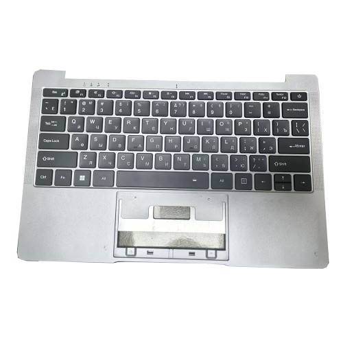 Laptop Silver PalmRest&RU Black Keyboard For OSiO FocusLine F140I-007 Russian RU No Touchpad New
