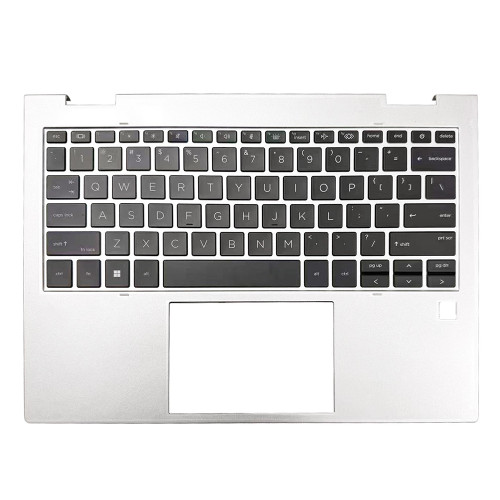 Laptop Palmrest&Keyboard For HP Elite x360 830 G10 N45510-001 With Backlit United States US Silver New