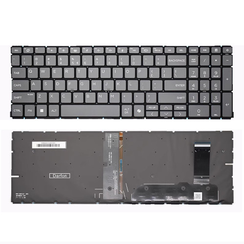 Laptop Keyboard For HP EliteBook 660 G11 665 G11 With Backlit United States US Gray New