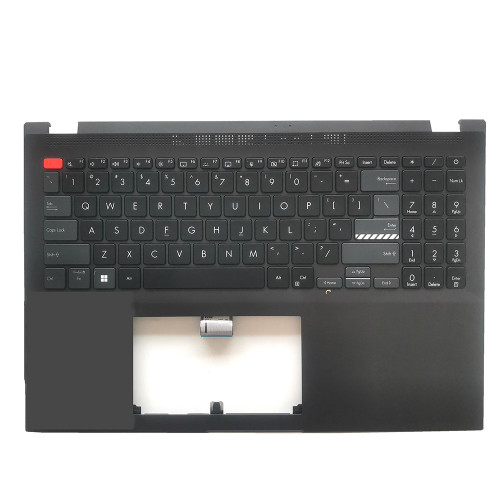 Laptop PalmRest&keyboard For ASUS Vivobook Pro 15X M6501 M6501R M6501RR Black Top Case With Backlit United States US Black Keyboard Used