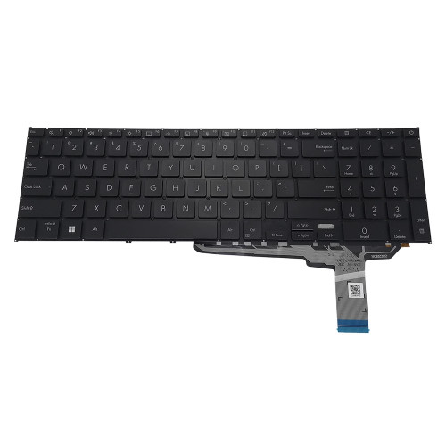 Laptop Keyboard For ASUS VivoBook 17X M3704 M3704Y M3704YA Without Frame Black United States US With Backlit