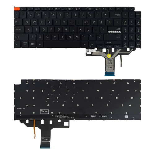 Laptop Keyboard For ASUS VivoBook S15 OLED S5504V S5504VA S5504VN United States US Black With Backlit