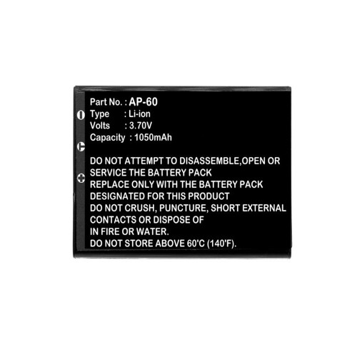 Battery AP-60 Z60 PK101 PK120 DC3.7V 1050mAh New