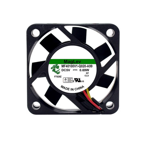 Cooling Fan For SUNON MF40100V1-Q020-A99 DC5V 0.69W 3Lines