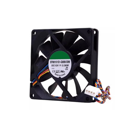 Cooling Fan For SUNON EF80151S1-Q000-S99 DC12V 2.36W 4PIN 4Lines