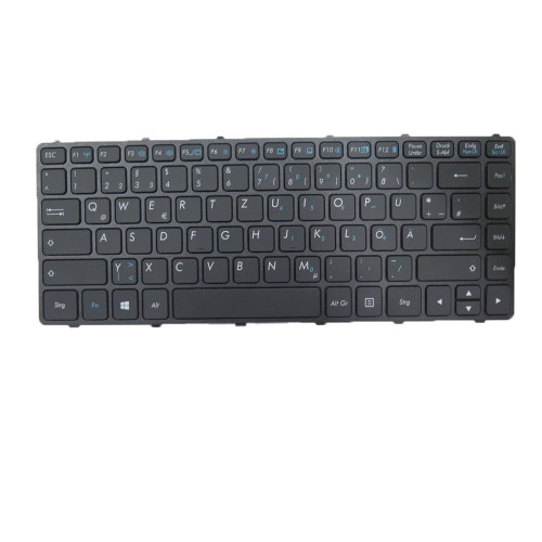 Laptop No Backlit Keyboard For GETAC V138418CS1 V00 GR-RO 531087680944 German GR Black Frame New