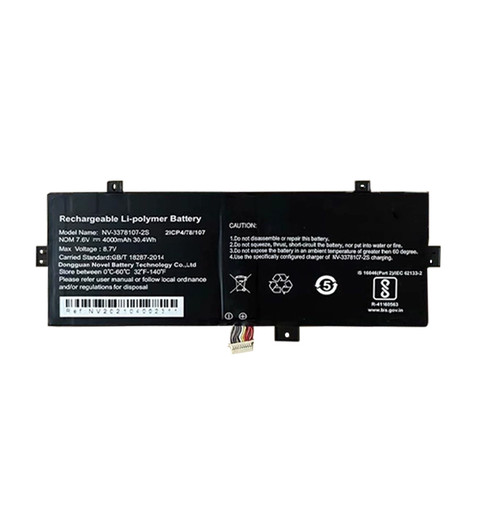 Laptop Replacement Battery NV-3378107P-2S 7.6V 4000MAH 30.4WH New