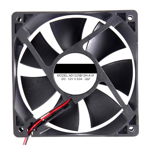 Cooling Fan For BECOOL AD1225B12H-A18-307 AD1225B12H-A18 -307 DC12V 0.53A 2PIN 2Lines