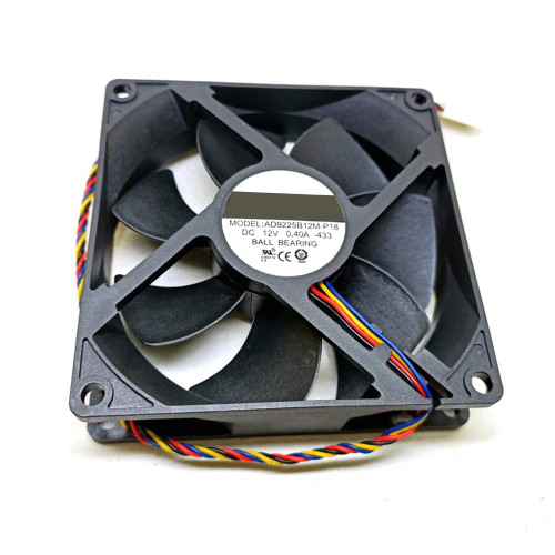 Cooling Fan For BECOOL AD9225B12M-P18-433 AD9225B12M-P18 -433 DC12V 0.40A 4PIN 4Lines