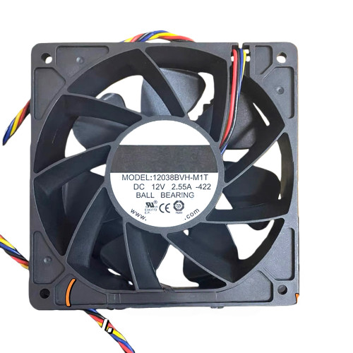Cooling Fan For BECOOL 12038BVH-M1Y-422 12038BVH-M1Y -422 DC12V 2.55V 4PIN 4Lines
