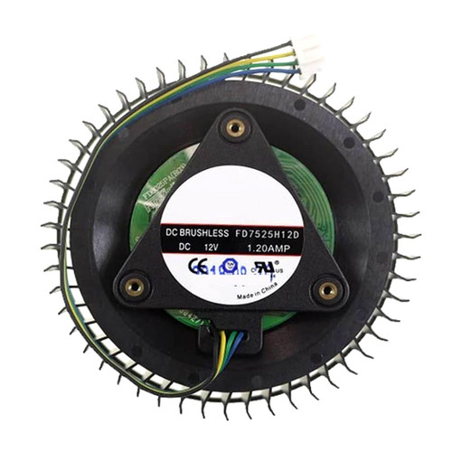 Cooling Fan FD7525H12D DC12V 1.20AMP 4PIN 4Lines