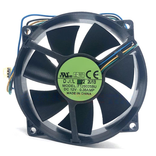 Cooling Fan F129025BU DC12V 0.38AMP 4PIN 4Lines