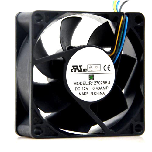 Cooling Fan R127025BU DC12V 0.40AMP 4PIN 4Lines