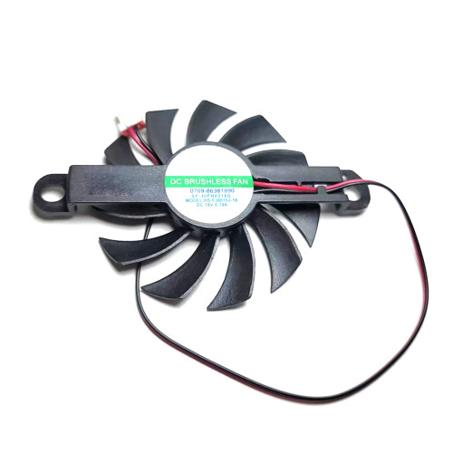 Cooling Fan HS-FJ8010J-18 SY-30FH8018Q DC18V 0.19A 2PIN 2Lines