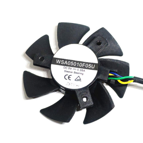 Cooling Fan WSA05010F05U DC5V 0.35A 4PIN 4Lines
