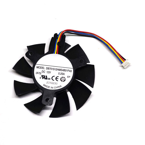 Cooling Fan DB701512HMS4B01F43 DC12V 0.25A 4PIN 4Lines