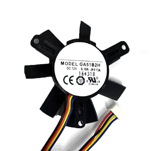 Cooling Fan GA51B2H-PFTA DC12V 0.18A 4PIN 4Lines