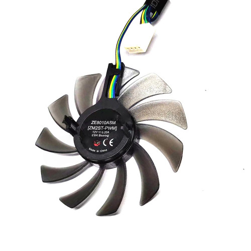 Cooling Fan ZE8010SAM ZM2ST-PWM 12V 0.20A 4PIN 4Lines