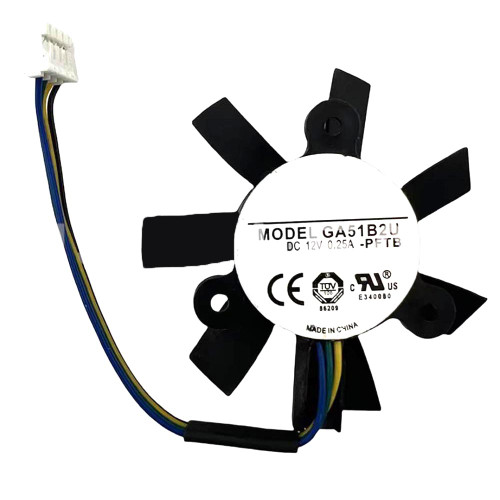 Cooling Fan GA51B2U-PFTB DC12V 0.25A 4PIN 4Lines