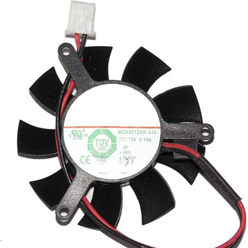 Cooling Fan MGA5012HR-O10 DC12V 0.12A 2PIN 2Lines