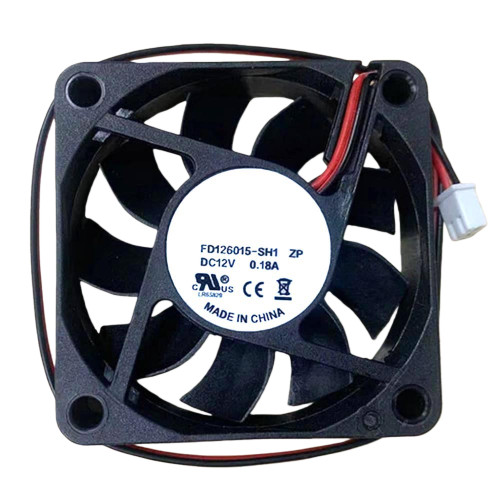 Cooling Fan For DOCENG FD126015-SH1 ZP DC12V 0.18A 2PIN 2Lines