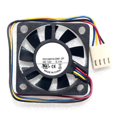 Cooling Fan For DOCENG FD124010-DM1 ZP DC12V 0.11A 4PIN 4Lines