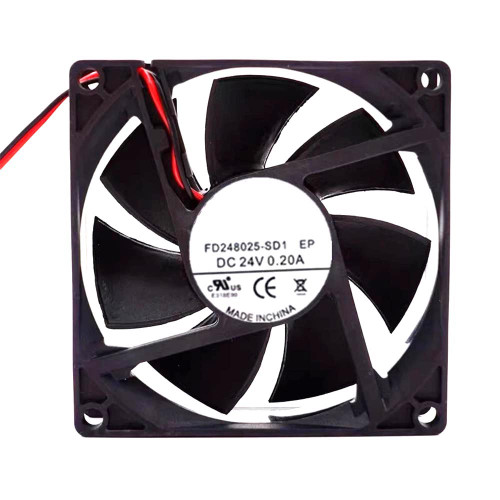 Cooling Fan For DOCENG FD248025-SD1 EP DC24V 0.20A 2Lines
