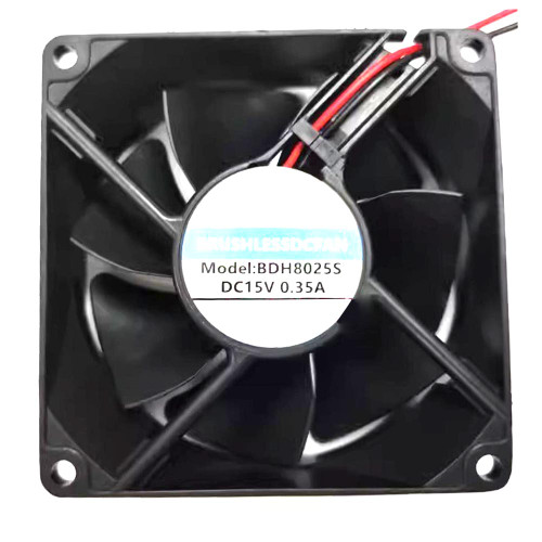 Cooling Fan For BDK BDH8025S DC12V 0.35A 2PIN 2Lines