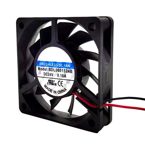 Cooling Fan For BDK BDL0601524B DC24V 0.10A 2PIN 2Lines