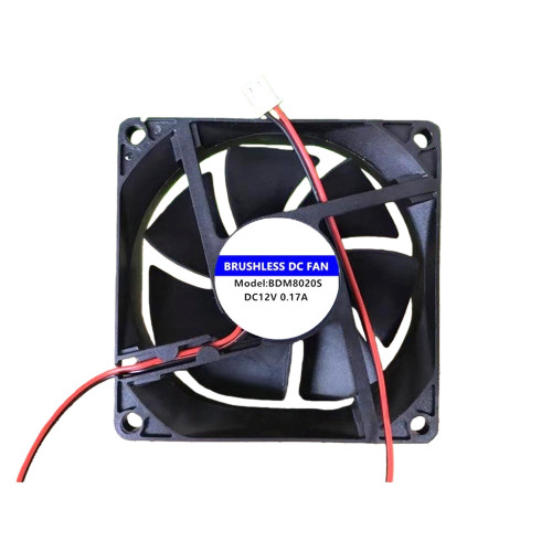 Cooling Fan For BDK BDM8020S DC12V 0.17A 2PIN 2Lines