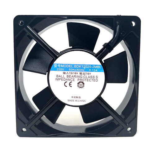 Cooling Fan For BDK BDK12025-2MBL 220-240V 50/60HZ 0.12A
