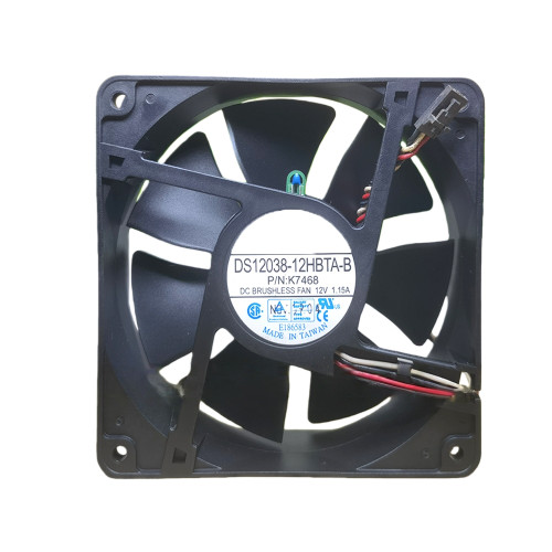 Cooling Fan For JMC DS12038-12HBTA-B 0K7468 K7468 DC12V 1.15A 3PIN 3Lines