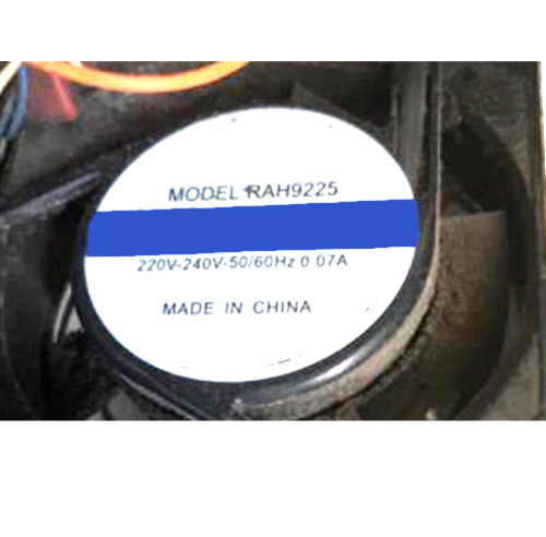 Cooling Fan For LD RAH9225 220V/240V-50/60HZ 0.07A