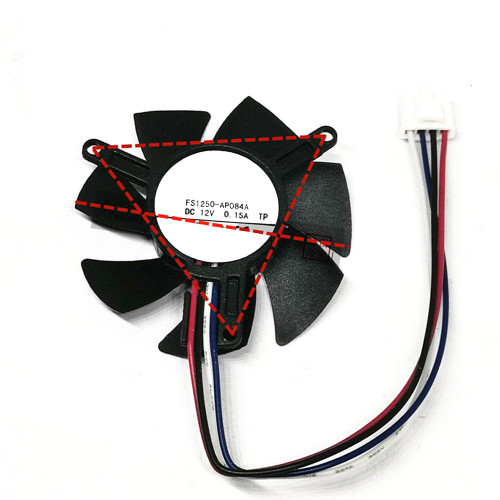 Cooling Fan For ARX FS1250-AP84A DC12V 0.15A 4PIN 4Lines