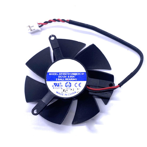 Cooling Fan DF0501012BBE2C 01 DC12V 0.05A 2PIN 2Lines