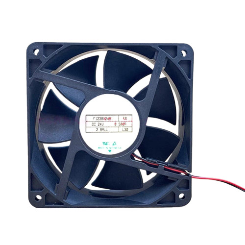 Cooling Fan For MECHATRONICS F1238X24B1-FS F1238X24B1 FS DC24V 0.50A 2PIN 2Lines