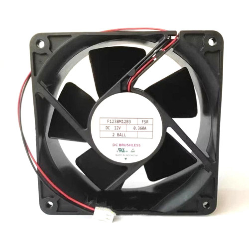 Cooling Fan For MECHATRONICS F1238M12B3-FSR F1238M12B3 FSR DC12V 0.36A 2PIN 2Lines