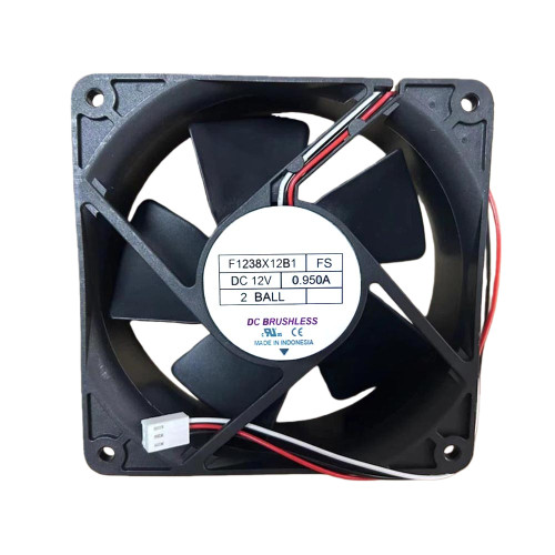 Cooling Fan For MECHATRONICS F1238X12B1-FS F1238X12B1 FS DC12 0.950A 3PIN 3Lines