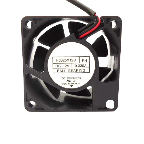 Cooling Fan For MECHATRONICS F6025X12B-FH F6025X12B FH DC12V 0.330A 2PIN 2Lines