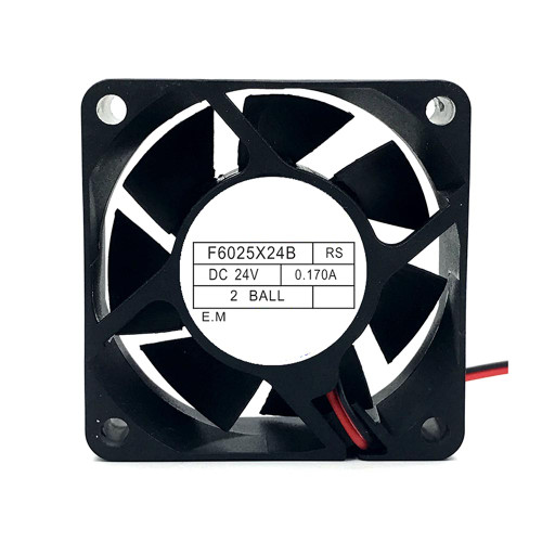 Cooling Fan For MECHATRONICS F6025X24B-RS F6025X24B RS DC24V 0.170A 2PIN 2Lines