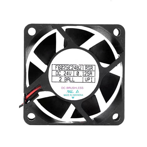 Cooling Fan For MECHATRONICS F6025E24B2-RSR F6025E24B2 RSR DC24V 0.125A 2Lines