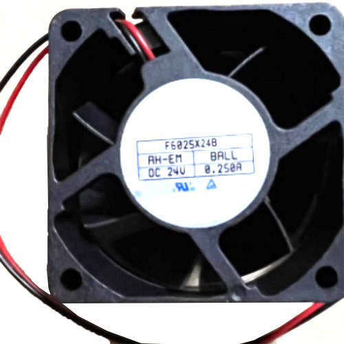 Cooling Fan For MECHATRONICS F6025X24B-AH-EM F6025X24B AH-EM DC24V 0.250A 2PIN 2Lines