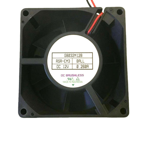 Cooling Fan For MECHATRONICS G8032M12B-RSR-EM3 G8032M12B RSR-EM3 DC12V 0.260A 2PIN 2Lines