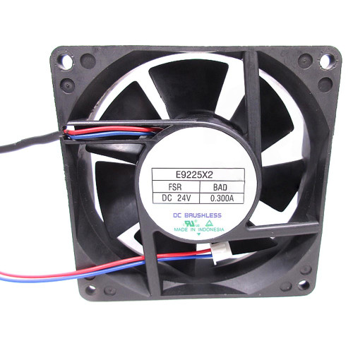 Cooling Fan For MECHATRONICS E9225X24B-FSR E9225X24B FSR DC24V 0.300A 2PIN 2Lines