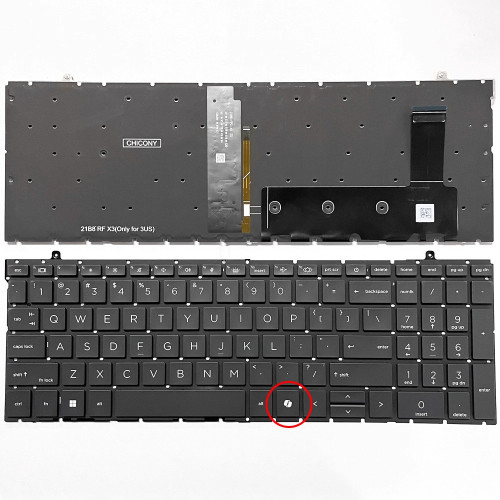Laptop Keyboard For HP EliteBook 860 G11 865 G11 With backlight With AI keycap United States US