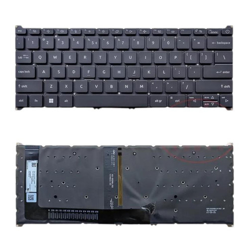 Laptop Backlit Keyboard For ACER TravelMate P2 14 TMP214-56T TMP214-56T-G2 TMP214-56T-TCO TMP214-56T-G2-TCO English US Black New