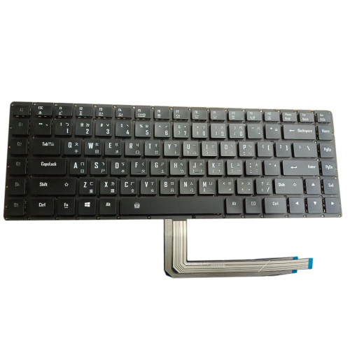Laptop Backlit Keyboard For Gigabyte For AERO 14 V6 14-W6 AERO 14 V8 Traditional Chinese TW Black Without Frame New