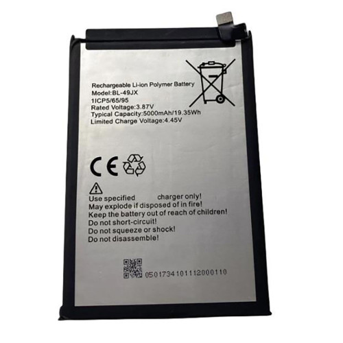 Battery For Itel BL-49JX BL49JX 3.87V 19.35WH 5000mAh New