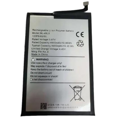 Battery For Itel BL-49LX BL49LX 3.87V 19.35WH 5000mAh New